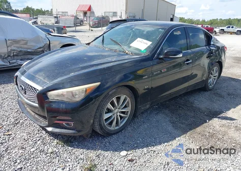 2014 Infiniti Q50 Premium z USA, uszkodzony, nr VIN JN1BV7AP1EM682310